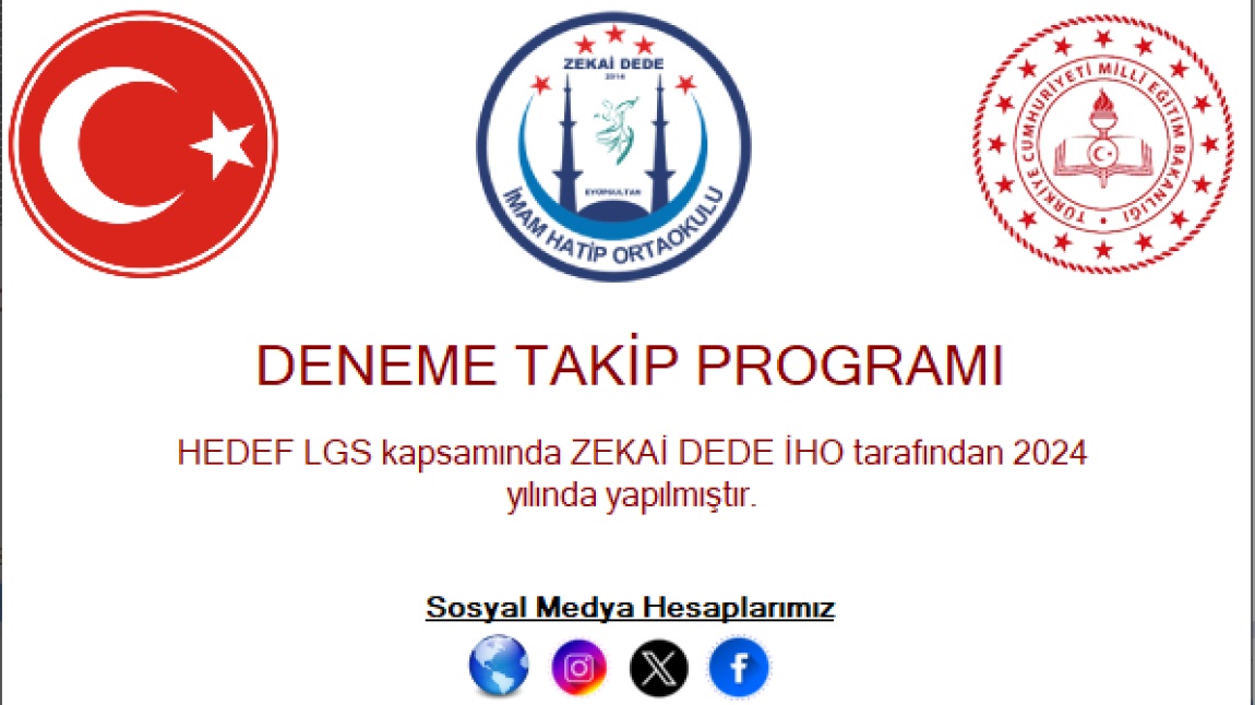 Deneme Takip Programı